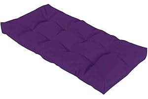 BUNQQF Matelas Exterieur 200x60cm Exterieur/Interieur - Coussins Assise & Dossier Souples - Confortable Coussins pour terrasse, Balcon, Banquette