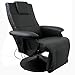 Produktbild Massagesessel Relaxsessel Fernsehsessel mit Massage Sitzheizung verstellbares Fußteil LCD-Fernbedienung PU Schwarz