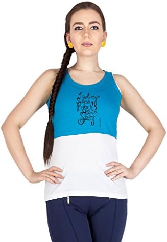 Campus SutraBlue Real Six Strings Printed Crop Top