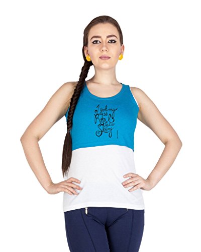 Campus SutraBlue Real Six Strings Printed Crop Top