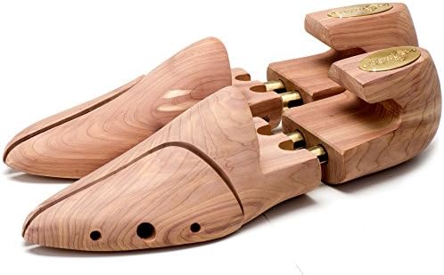 Premium Shoe Trees/Stretchers for Men made by Europes #1 Shoe Tree Expert – St. John Edition in Red Cedar Wood - Lifetime Warranty - 100% Money Back Guarantee
