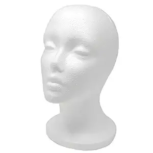 A1 Pacific Inc. Female Styrofoam Mannequin Head, 11