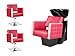 3 x Styling Chair + 1 Wash unit GLAM Barber set, Backwash MULTICOLORED (2+1) (3+2)