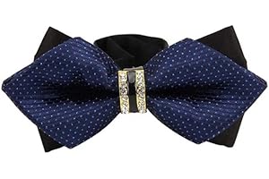 GENERIC Vinifredy Luxury Silk Bow Tie, 5 Different Style, Wedding Bow tie, Party Bowtie, Night out Necktie, Stand out Bow Tie 2023 design