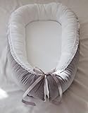 Babynest Grau meliert