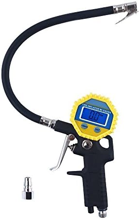 Digital Electric Tyre Inflator with Hose and Gauge for Air Compressor