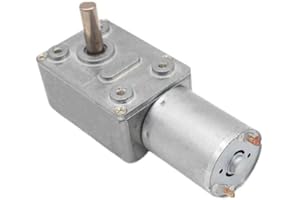 YOURRYONG JGY-370 4632-370 Worm gear reducer motor with self-locking DC 6V 12V 24V solid shaft motor (18rpm,12V)