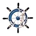 Produktbild Ornamental Nautisch Hölzern Boot Marine Schiff Lenkung Rad Strand Haus Fischernetz Vögel Zuhause Blau Mauer Abziehbilder Dekoration