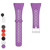 Feskio Zubehör Ersatz Schnelle Veröffentlichung Weich Silikon Uhrenarmband Handgelenk Sport Armband für Polar M400 / M430 GPS Laufuhr