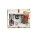 Produktbild YANKEE CANDLE Perfektes Weihnachten Geschenkset Votiv-Duftkerzen 4 x 49 g und dekorativer Glas-Kerzenhalter, Plastik, Weiß/Gold, 17.7 x 22.2 x 8.3 cm