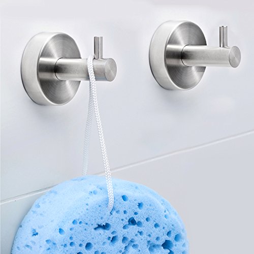 Wonder Worker Just Badezimmer Kleiderhaken Set Wandmontage Edelstahl - 2