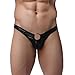 Produktbild Herren String Dessous, Sunday Männer Tanga Bikinislips Unterwäsche Unterhose Slips Funny Männer Weihnachten Dessous Männer Erotik Slips Herren Erotik Slips Sexy Strings (S, C)