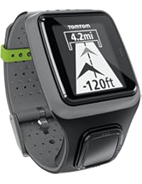 TomTom MultiSports GPS - Reloj con pulsómetro y GPS incluidos para triatletas, negro