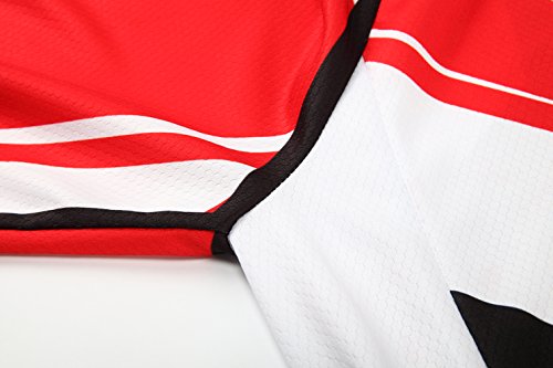 [Größe:S-5XL][option:Trägerhose,3D 2.8cm Sitzpolster] Fahrrad Trikot Langarm Radhose Radtrikot Fahrradbekleidung Herren Männer Hemd mit lange Ärmeln Set Cycling OutdoorTrikots Windjacke Neue - 4