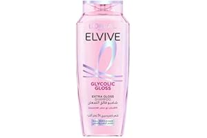 L’Oreal Paris Elvive Glycolic Gloss Shampoo, 3% Gloss Complex with [Glycolic Acid], 400 ml
