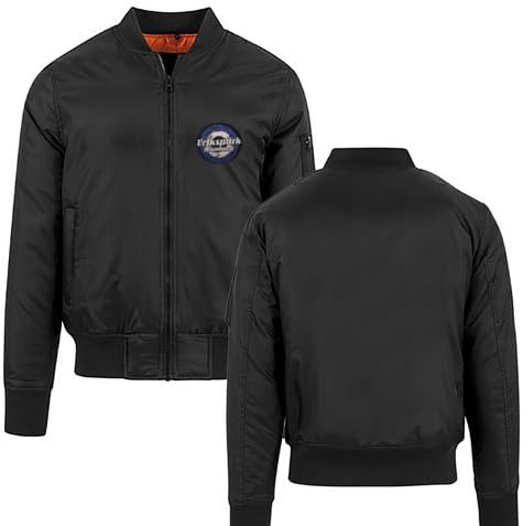 Vintage Bomber Jacket Folk Park Hamburg, black