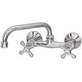 Zweigriff Wandarmatur Zweigriffarmatur Auslauf von oben 25cm lang