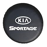  Sanlitock Spare Wheel Tire Cover for KIA Sportage 15inch Size M(70-75cm) with Logo
