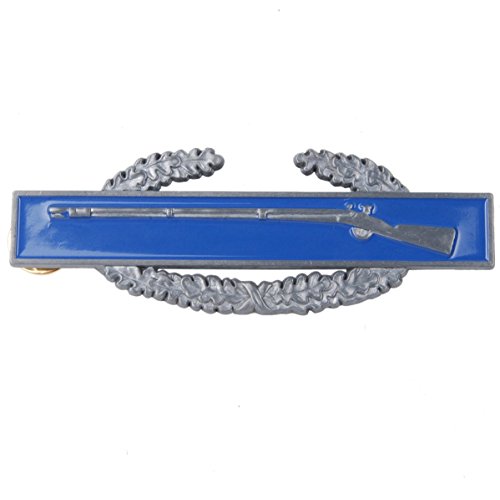 Generic WW2 US USA Military Army Combat Infantry Badge Metal Color Blue