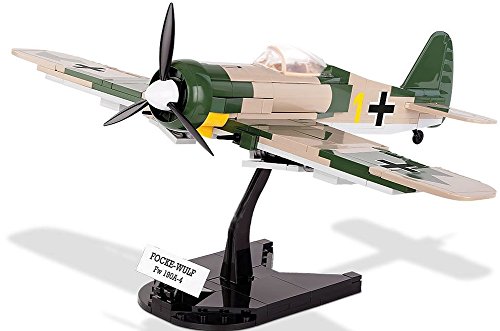 Modbrix 5514 – ✠ Bausteine Focke Wulf FW-190 A-4 Flugzeug inkl. Luftwaffen Pilot aus original Lego® Teilen ✠ - 3