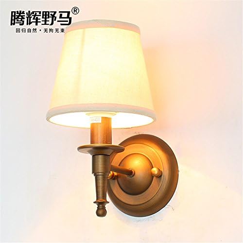 FIONADAN Teng-Hui Mustang American Wall Lights Bedroom Living Room Tv Wall Background Iron Single Head Creative Personality Lamps