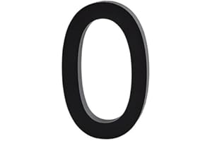 Design Letters Letrero Flotante con Número de Casa 50mm (A-Z)| Decoracion Hogar en Diseño Minimalista | Números de Puerta Modernos Aluminio | Letras de La Casa| Números de calle para exterior/interior