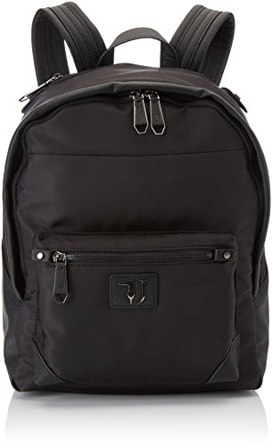 Preisvergleich Produktbild Trussardi Jeans Herren Brooklin Rucksack, Schwarz (Nero), 30x40x14 cm