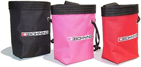 New Bohning Archery Belt Pouch for Compound Bow Release Aid or Accessories (red)