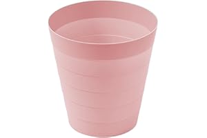 Sinoba Papierkorb 6105 Mülleimer Abfalleimer Papiereimer Kunststoff ideal für Kinderzimmer Büro Küche Höhe 25 cm 9L (Rosa)
