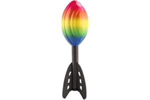 KENANLAN Howler, Hand Throwing Rocket,28 * 8 * 8 Rainbow Classic Long Distance Soccer PU Flying Ball Indoor and Outdoor Fun