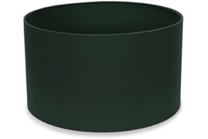 MINISUN Modern Forest Green Fabric Cylinder Ceiling Pendant Lampshade/Table Lamp/Floor Lamp Drum Light Shade - Medium
