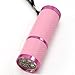 Neverland Portable 9 LED Mini Nail Dryer UV Gel Nail Curing Lamp Flashlight Torch Polish Pink