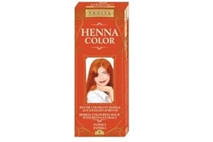 VENITA - Henna Color Balm - 75ml - Paprika - Unisex - 24 Shades Available - Natural and Shiny Finish