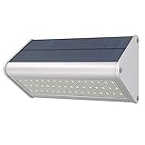 El paquete incluye: 1 lámpara LED de pared ♛ 【Sensor】 más precisa y sensible con detección de movimiento en 360 grados y 5 a 10 metros cruzando un obstáculo, altura o límite de ángulo 【Lámpara solar LED de ultra alto brillo】 con 48 luces LED, 800 lm significa que cada lámpara solar puede iluminar un espacio oscuro de unos 60 metros cuadrados con una excelente iluminación brillante, no hay necesidad de preocuparse por las actividades al aire libre.