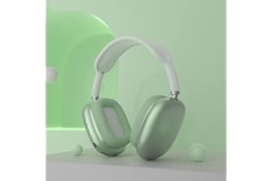 BeisDirect P9 Casque Bluetooth sans Fil Stéréo HiFi Casque sans Fil Over Ear Microphone intégré Casque de Musique sans Fil avec Microphone Écouteurs de Sport pour iPhone, Tablette, PC (Vert)