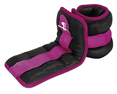 Reehut - Bracelets lestés pour cheville/poignet (1 paire) avec sangle réglable pour fitness, exercices, marche, jogging, gymnastique, aérobic, salle de sport (0,9 kg, 1,4 kg, 1,8 kg, 2,7 kg, 3,6 kg), violet