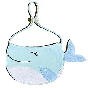 Barkbutler x Fofos Cute Pet Bib Whale (S) Durable Pet Accessory, Blue | For Small Dogs + Cats Of All Ages |Bib + Bandana With Adjustable Straps |Fits Neck Sizes Up To 16.5 Inches | Cotton + Polyester Blend
