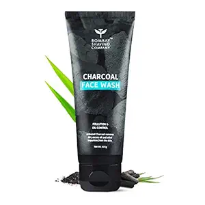 Bombay Shaving Company Charcoal Face Wash, Fights Pollution and Acne, Oil Control For Men & Women - 100g