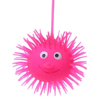 Preisvergleich Produktbild Domire blinkender LED Bouncing Igelball rose