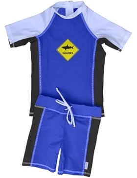 Fedjoa - Französische Design - Jungen Schwimmanzug mit UV-Schutz 50+ - SHARKS