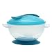 WEKA Baby Kids Spoon And Bowl Set Two-handed Feeding Sucker Plastic Tableware Dishes Blue