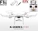 Produktbild fm-electrics MJX X101w - Quadrocopter mit Wifi FPV, Riesen Reichweite, Headless Mode und One-Key Return, Sonderedition, Looping Funktion, C4010 Wlan Kamera in HD, XXL