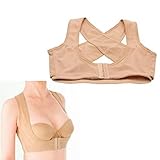 Dealglad Correa correctora de postura para mujer, cruzada sobre hombros y pecho, talla M