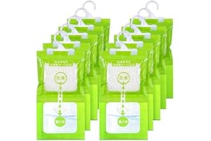 Czemo 10 Pièces Sac Déshumidificateur, Pendable Armoire Résistant à L'humidité Agent Déshumidification Convient à Anti-Humidité, Désodorisant, Résistant à L'humidité Pour Cuisine ou Salle de Bain