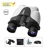 ✅ 【HOHER VERGRÖßERUNG】- 10*25 Zoomfernglas; Sichtfeld: 7,2 Grad, 114M@1000M, es wird deutlicher und stabil. Es arbeitet auch bei geringem Licht, in völliger Dunkelheit sehen Sie jedoch nichts.