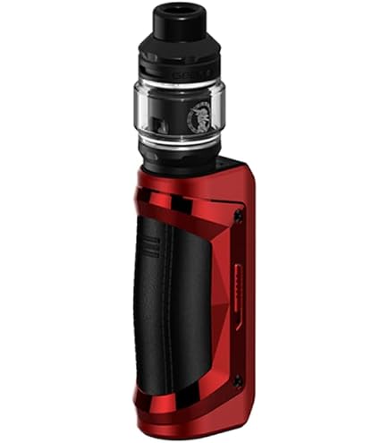 Vaporisateur original Geek'Vape E100 Kit 100W Box Mod Vape avec 4.5ml Pod  Cartridge Fit P Series Coil Cigarette électronique 18650 Vaporisateur (Rouge) 