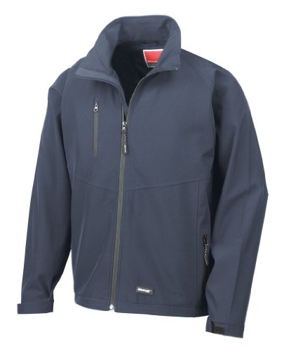 Base Layer Softshell-Jacke, Farbe:Navy;Gre:3XL