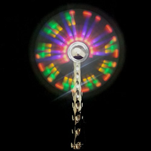 Glowing/Flashing Rainbow Windmill With 3 x AAA batries inside