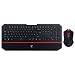 Produktbild FLOUREON Kabellose Tastatur Maus Set QWERTZ Deutsche Layout Wireless Keyboard und Mouse Combo Deutsches Tastaturlayout für Win XP/Vista/Win7/Win8/MAC OS Schwarz von E-YOOSO