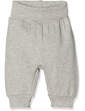 Schnizler Unisex Baby Jogginghose Babyhose melange mit elastischem Bauchumschlag, Oeko-tex Standard 100